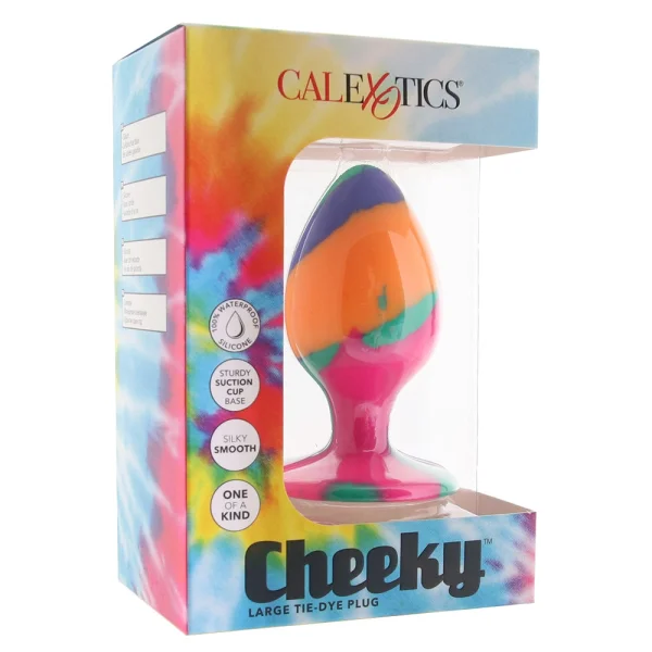 Cheeky Large Tie Dye Butt Plug