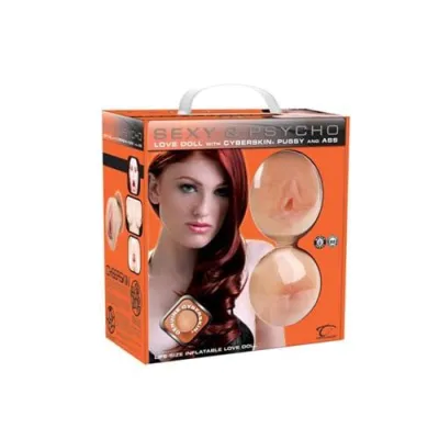 Sexy Psycho Inflatable Love Doll With Cyberskin Pussy Ass Topco