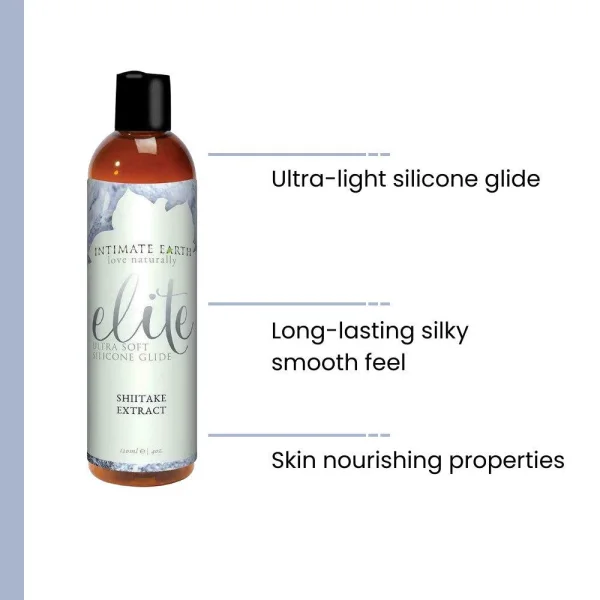 Intimate Earth Elite Shiitake Glide - Silicone-Based Lube | 2oz