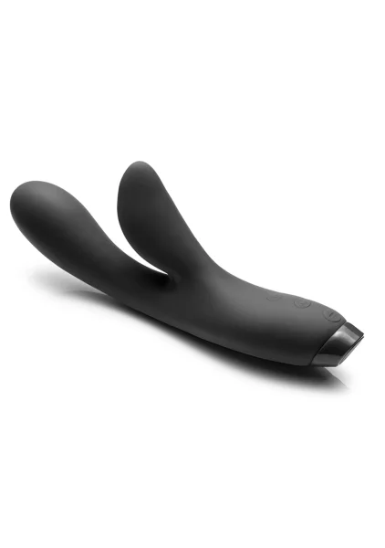Je Joue Hera Flex Waterproof Rechargeable Silicone Dual Stimulation Rabbit Vibrator -  Black