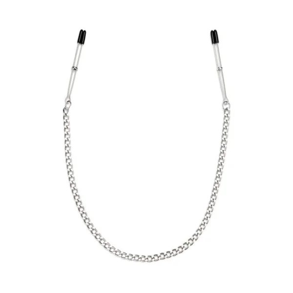 Lux Fetish Adjustable Tweezer Nipple Clips And Chain — image 7 of 11