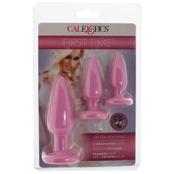 First Time Crystal Booty Anal Plug Set