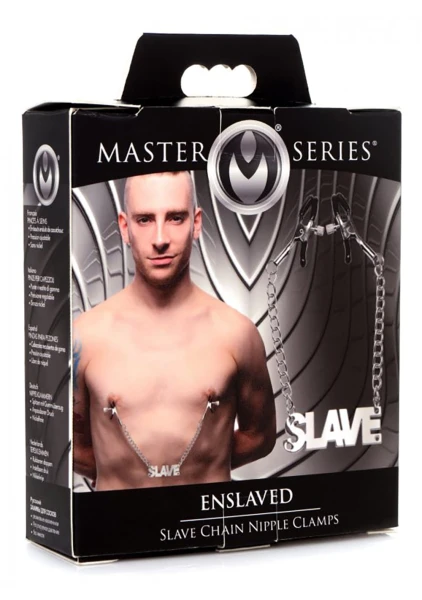 Master Series Enslaved Slave Chain Nipple Clamps