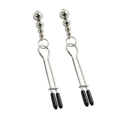 Kinki Silver Ball Nipple Clamps