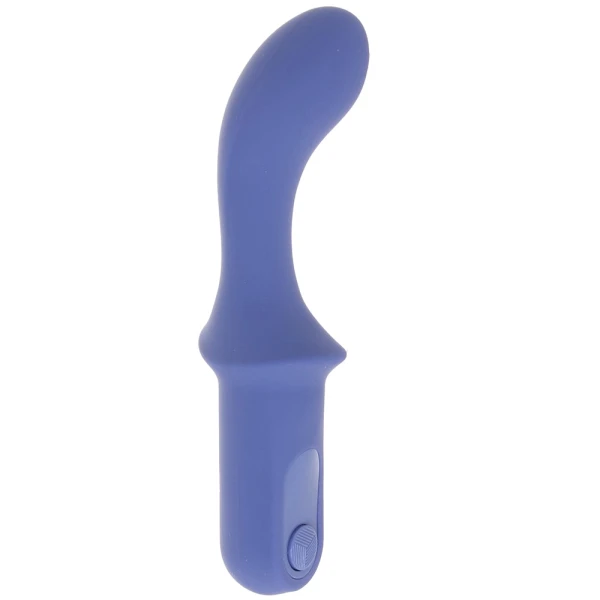Desire Fortuna Rechargeable Silicone G-Spot Vibrator - Blue