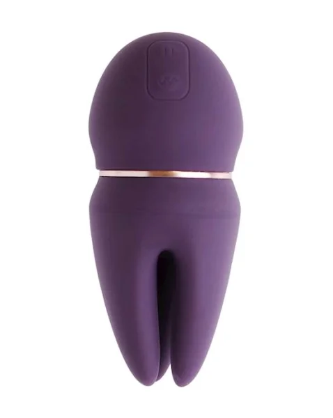 Share Satisfaction Candi Clitoral Vibrator - Purple - 3.7 Inch