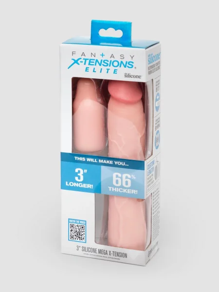Fantasy X-Tensions 3 Extra Inch Silicone Penis Extender