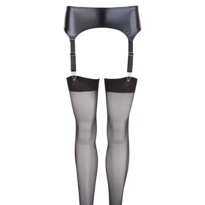 Eloice Suspender Belt Black Large