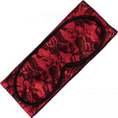 Bondara Red Luxury Tie Up Blindfold