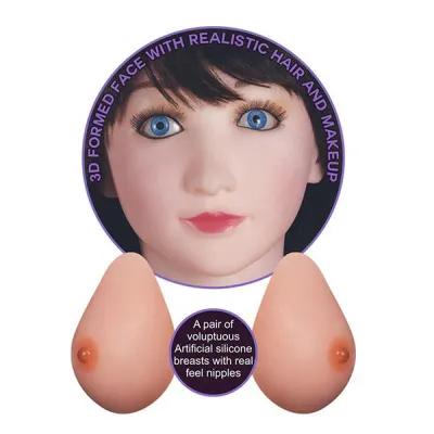 Lovetoy Victoria Silicone Brunette Boobie Super Love Doll