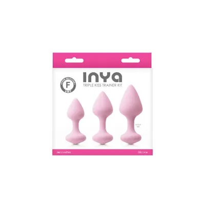 Ns Novelties Triple Kiss Trainer Kit Pink 3 8 Inch