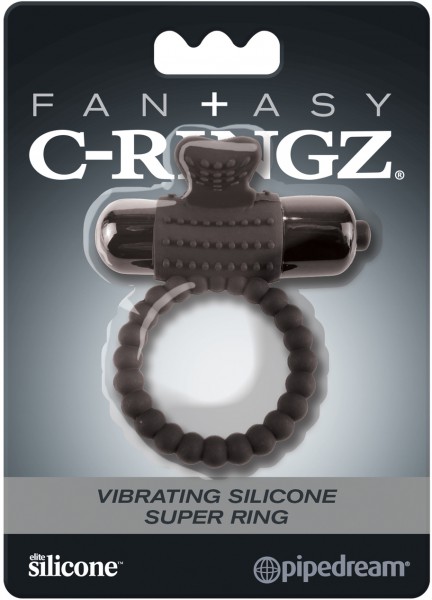 Super Silicone Vibrating Cock Ring