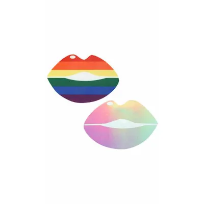 Pride Lips Pasties Rainbow