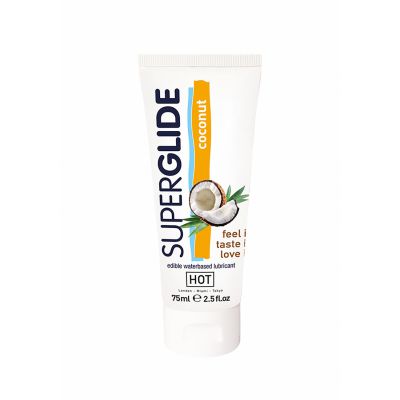 HOT Superglide edible lubricant waterbased coconut 75 ml Best Sex Lubricants On The Market