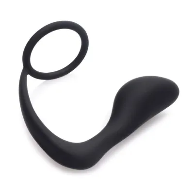 Explorer II Prostate Stimulator Cock Ring Black