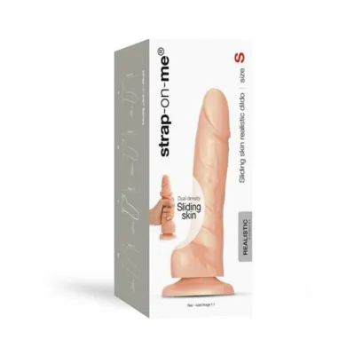Strap on me S Sliding Skin Realistic Dildo Vanilla