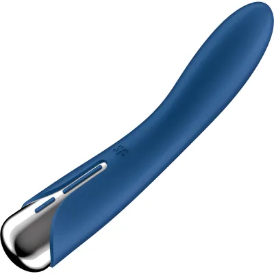 Satisfyer Spinning Vibe 1 Rechargeable Waterproof Silicone G Spot Vibrator Blue