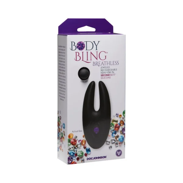 Body Bling Breathless Mini Vibe Pink Clitoral Stimulator