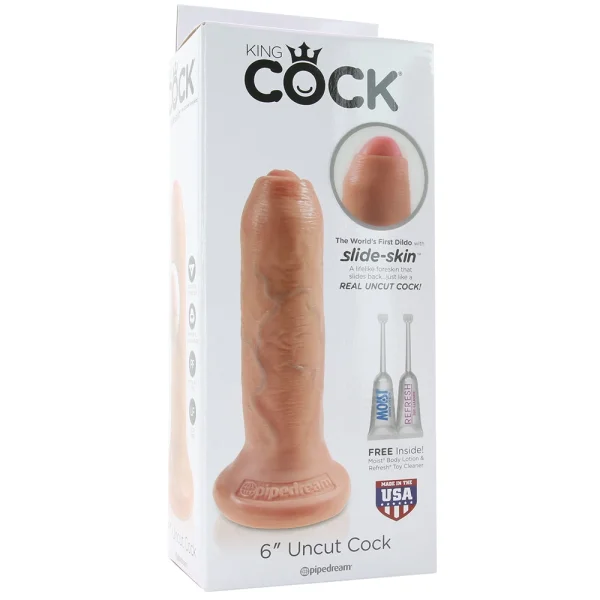 King Cock 6" Uncut - Light