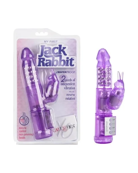My First Jack Rabbit Vibrator - Purple - 9 Inch