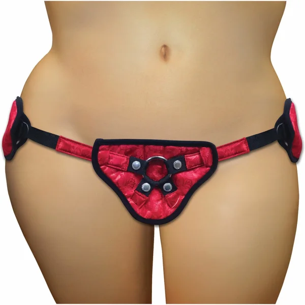 Plus Size Red Corsette Harness