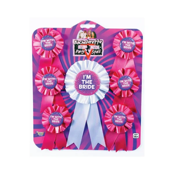 Bachelorette Award Ribbons Set Of 7