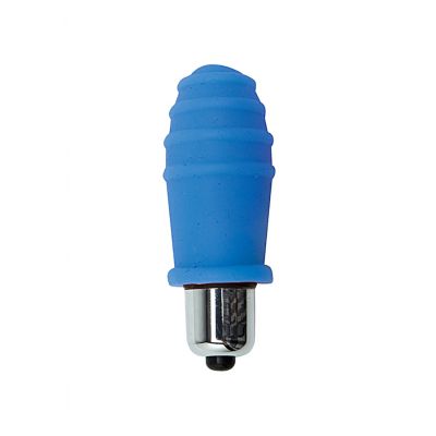 Climax Silicone Vibr Bullet Blue Pop Mini Wand Vibrator