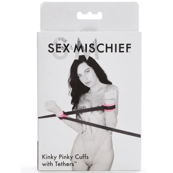 Sex & Mischief Kinky Pinky Cuffs with Tethers