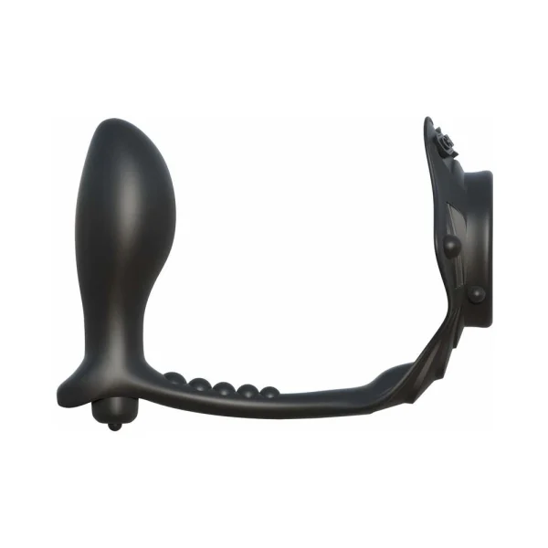 Rock Hard Ass Gasm Vibrating Ring - Black