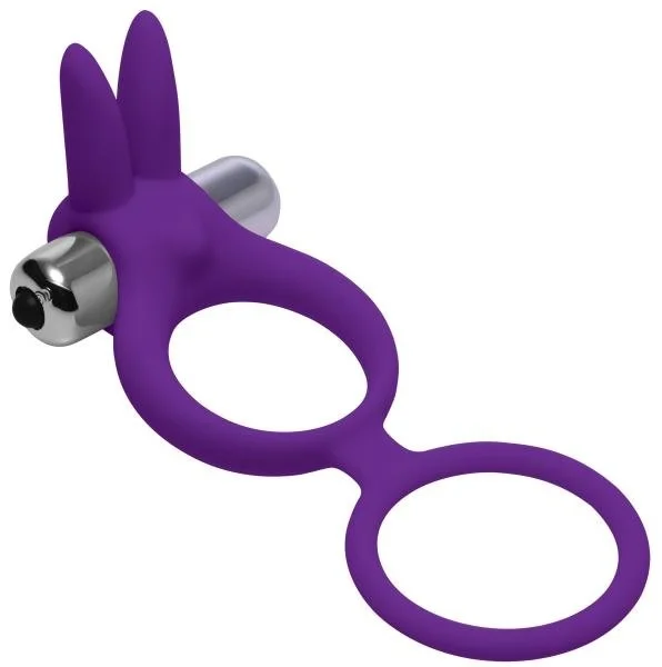Throbbin Hopper Vibrating Cock And Ball Ring Purple — image 5 of 8