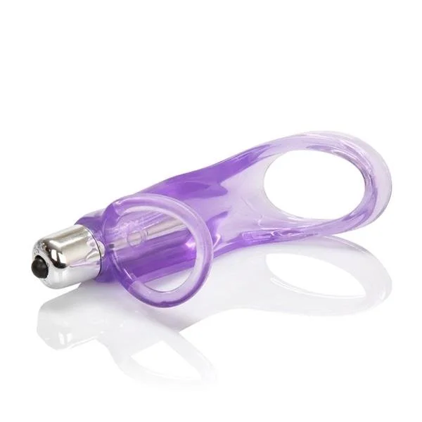 Intimate Pleasure Ring Vibrating Purple Enhancer — image 6 of 8