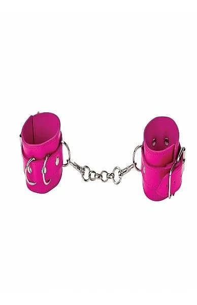 Ouch Leather Cuffs For Hand and Ankles O/S