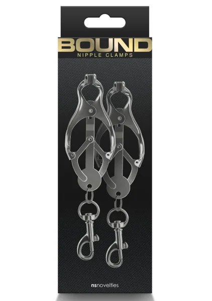 Bound C3 Butterfly Nipple Clamps By NS Novelties - Gunmetal