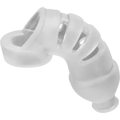 Hunkyjunk Lockdown Cage Chastity by Hunkyjunk Ice Grey
