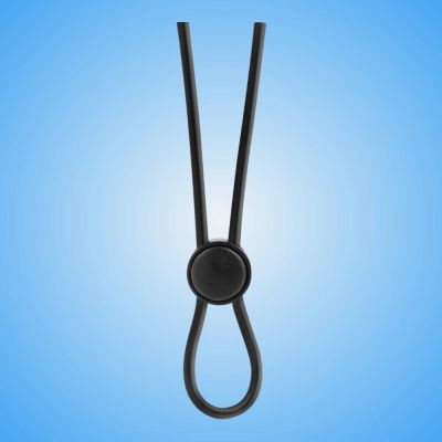 Stay Hard Silicone Loop Cock Ring Black