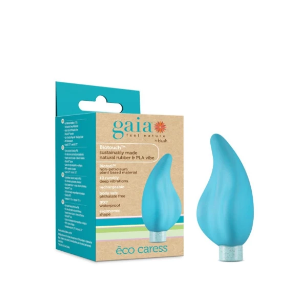 Gaia Eco Caress Bullet And Sleeve Aqua
