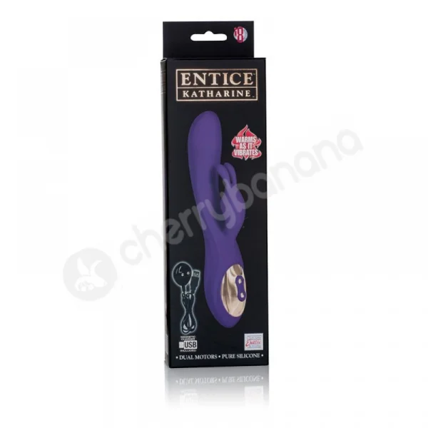 Entice Purple Katharine Rabbit Vibrator