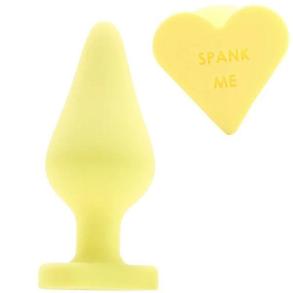Naughty Candy Heart - Spank Me - Yellow