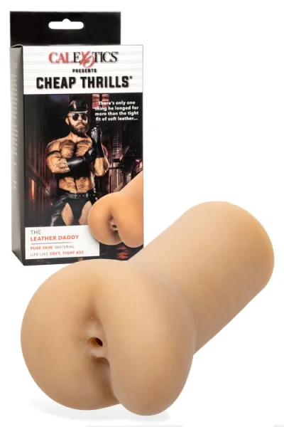 California Exotic Leather Daddy - 5.5" Real-Feel Stroker
