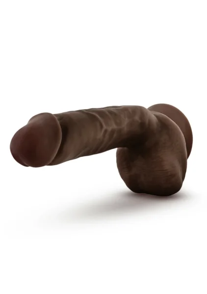 Dr. Skin Glide 8.5" Self-lubricating Dildo With Balls