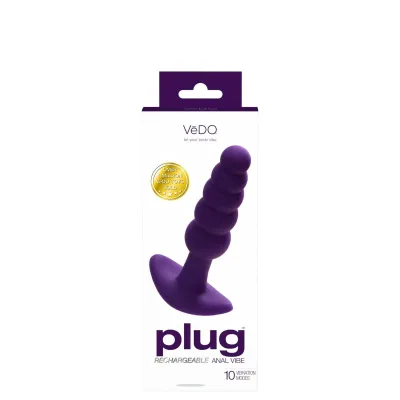 Plug Rechargeable Anal Vibe Deep Purple