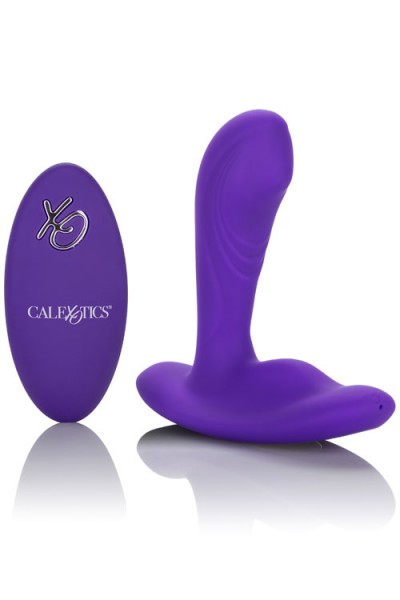 California Exotic Vibrating 4" Butt Plug With Roller-Ball Tip & Remote