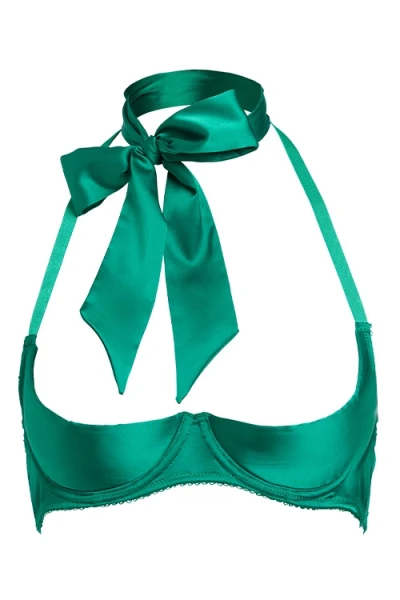 Dita Von Teese Von Follies Beau Teese Emerald Quarter Cup Underwire Bra