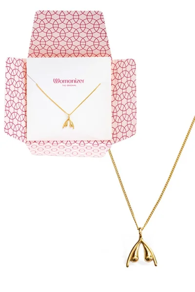 Womanizer 18k Gold Plated Clitoris Necklace