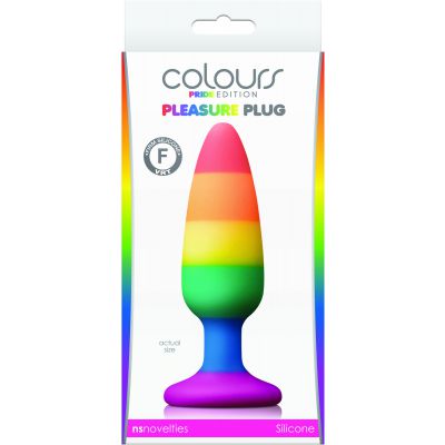 Medium Rainbow Butt Plug