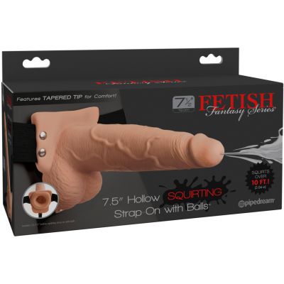 7 5 Hollow Squirting Strap On Balls