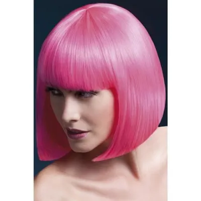 Elise Wig Neon Pink