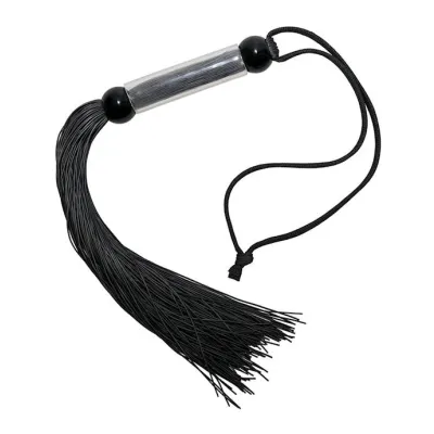 Soft Silicone Flogger Black