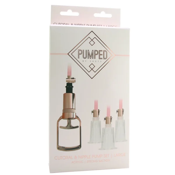 Pumped Rose Gold Clitoral & Nipple Pump Set