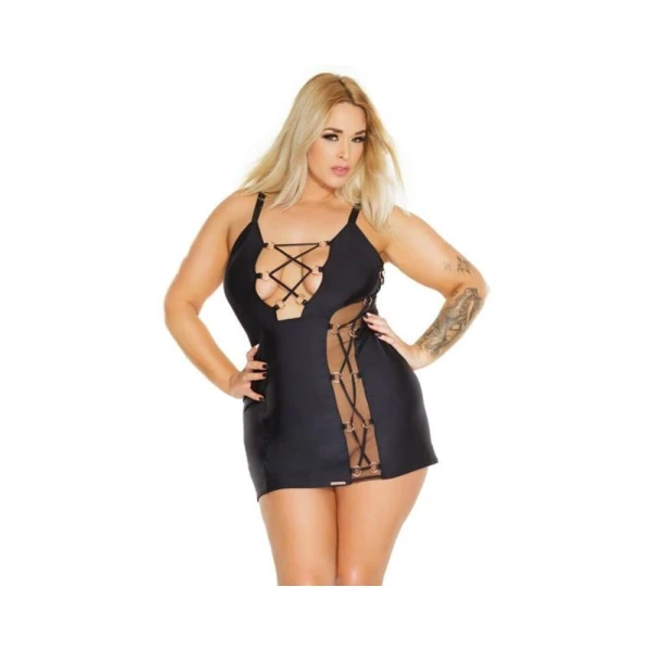 Club Wear: Coquette Pleasure Collection Dress Black Queen Size